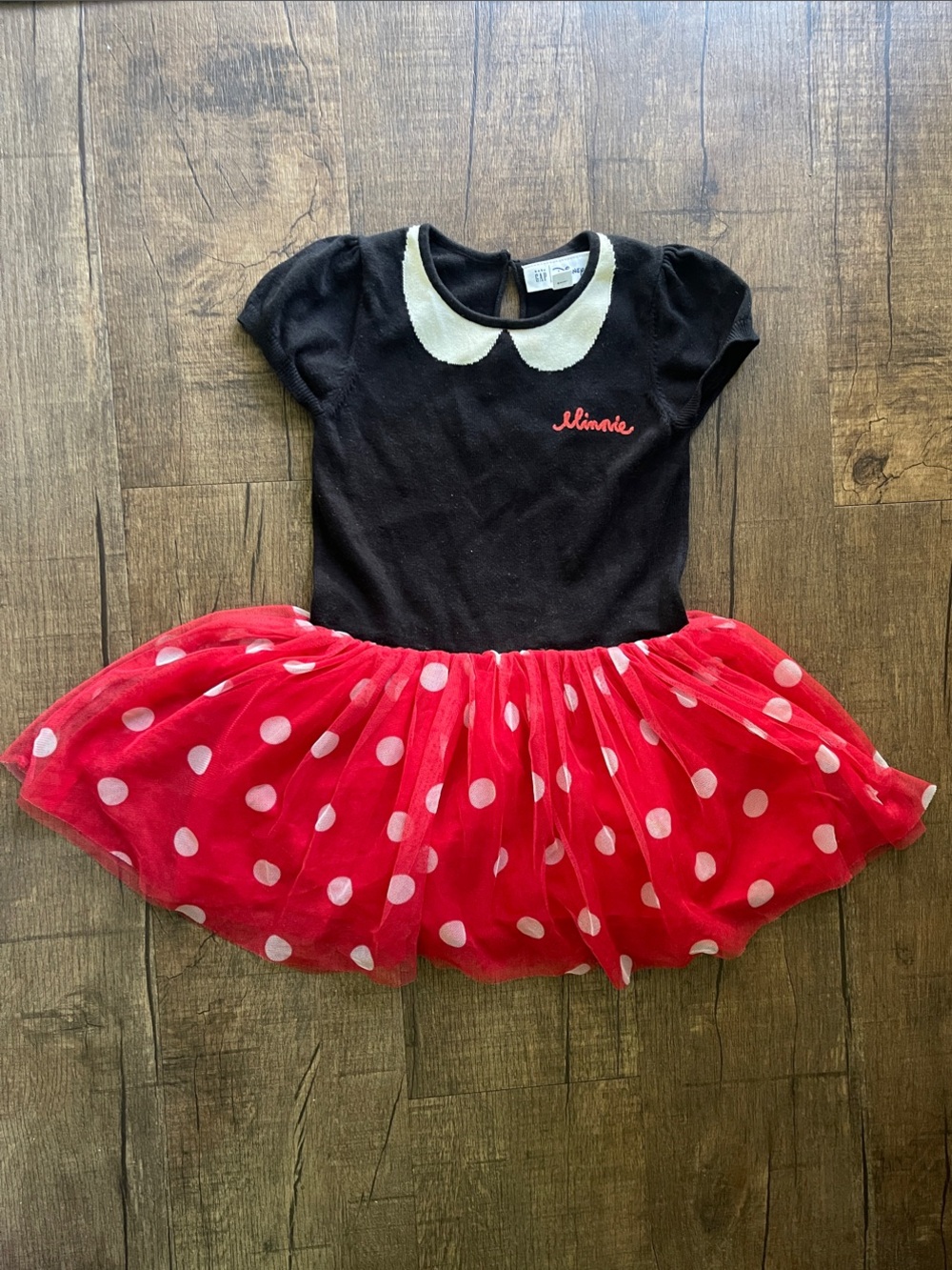 BabyGAP Black and Red Polka Dot Tulle Skirt Girls Costume
